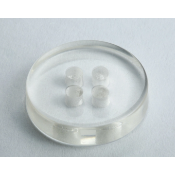 Botones de resina perla perlada transparente